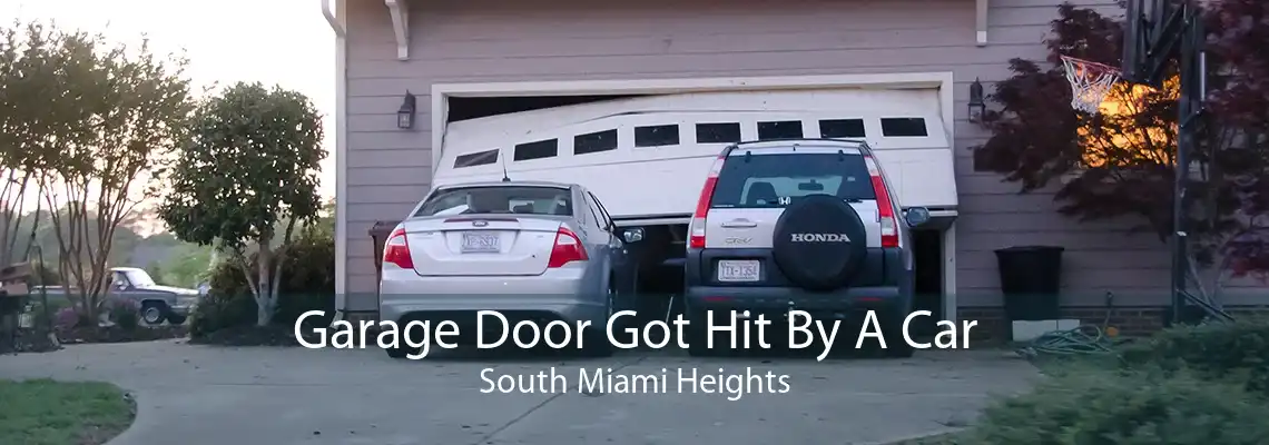Garage Door Got Hit By A Car South Miami Heights
