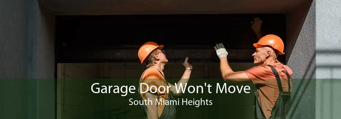 Garage Door Won't Move South Miami Heights