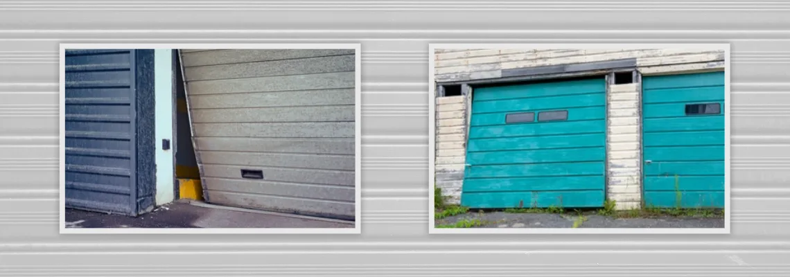 Crooked Aluminum Garage Door Repair in South Miami Heights